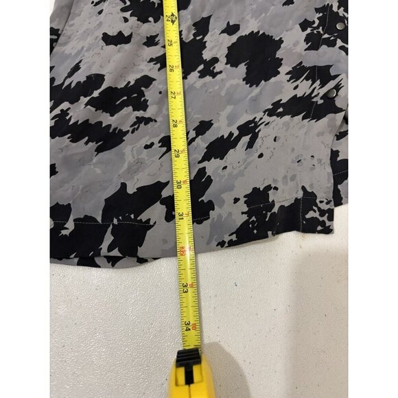 Joie Claude Ruffle Mini Dress Silk Grey Women Medium - Picture 14 of 14